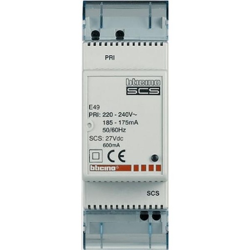 [E49] MH - Compacte voeding 220V - 27V 0,6AMP