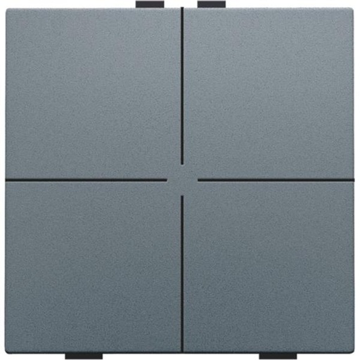 [220-51004] Drukknop 4-voudig voor Home Control, steel grey