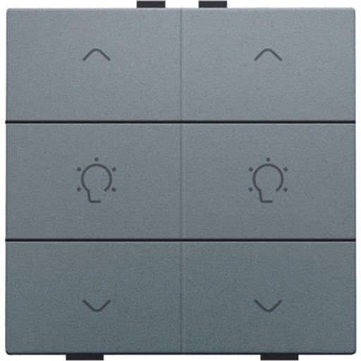 [220-51046] Dubbele dimbediening voor Home Control, steel grey