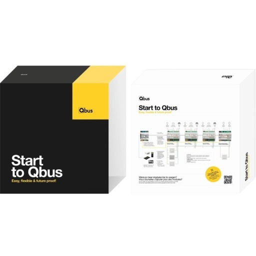 [STQ10] Start to Qbus Pack (1x Controller voor 10 Qbus modules, 3xREL04SA, 1xDIM02SA)