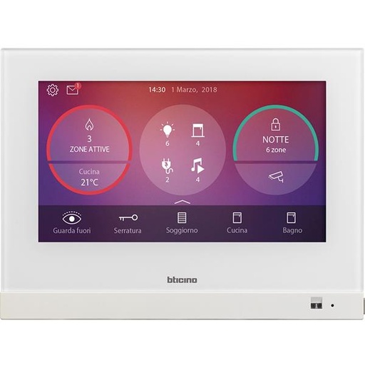 [3488W] MH - 7  Touchscreen HOMETOUCH witte kleur