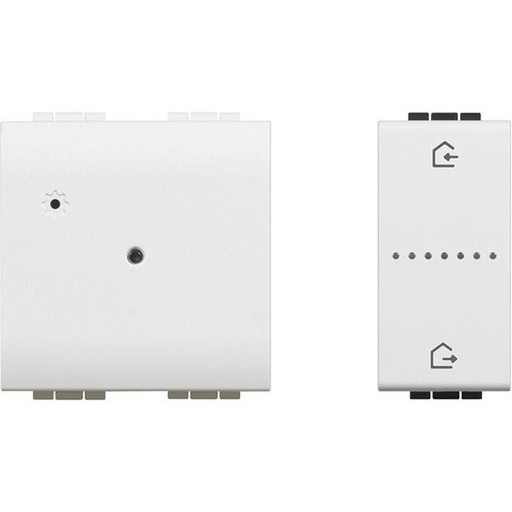 [N4510C] Livinglight with Netatmo-Gateway+algemene bediening inbouw -wit-2+1 module