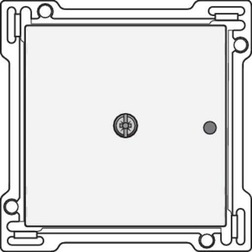 [101-77001] Centraalplaat voor RF-wandzender 1-polig 1-kanaals, wit