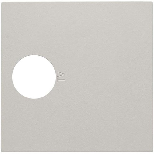 [102-69101] Afwerkingsset voor enkelvoudige coaxaansluiting voor tv, light grey