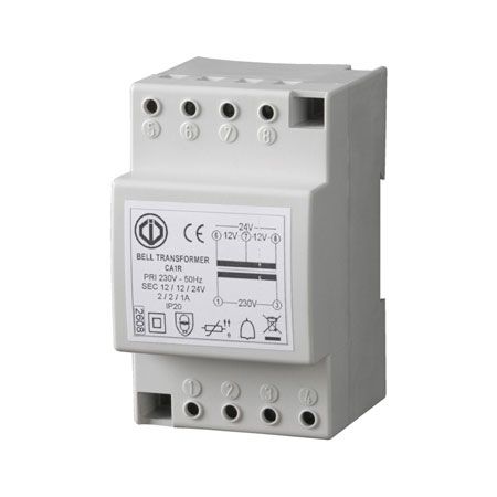 [CA1R] Transformator rail DIN 12V/24V 2A/1A