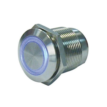 [A01002088] RVS (inox) drukknop verlicht BPNONFE