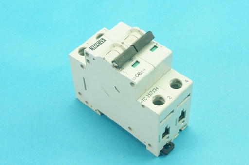 [L9-C40/2-4-C] Teco L9-C40/2-4 TC157134 circuit breaker C40A 4.5 kA 2 poles