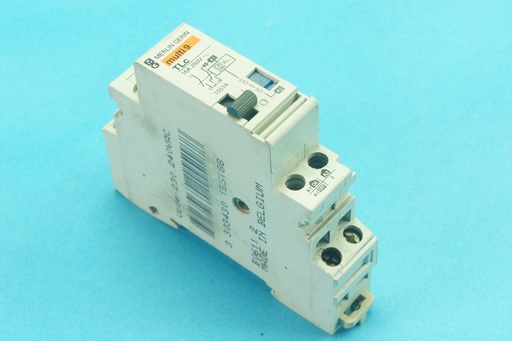 [15518-C] Merlin Gerin Multi 9 TLC 15518 modular impulse relay 2 poles with 1 NO 16A 250 VAC contact and coil 230/240 VAC