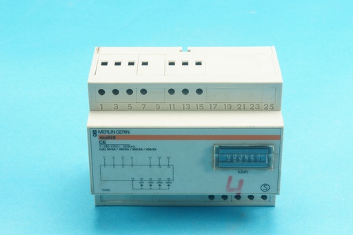 [15465-C] Merlin Gerin Multi 9 CE 15465 3 phase energymeter, 6 modules, 3 x 380-415 VAC 50/60 Hz, Ir (A): 50/5A 100/5A 200/5A 400/5A