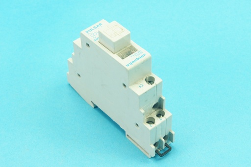 [650226-C] Vynckier Pulsar 650226 312/21-230 312/830021-230 modular impulse relay 2 poles with 2 NO 16A 250 VAC contacts and coil 230 V