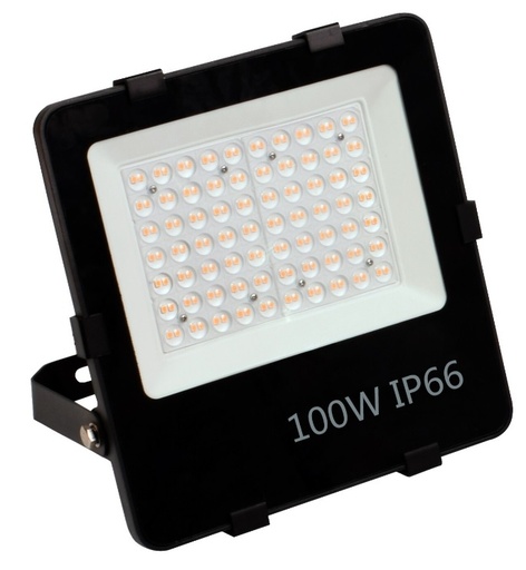 [STG-100W-230V] LED floodlight Prolumen 100w 6000k/Daglicht 150lm/w IP66 flikkervrij - philips driver
