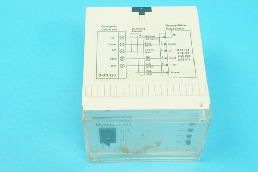 [D-UG120-C] Durag D-UG 120/24 VDC control unit for monitoring optical flame