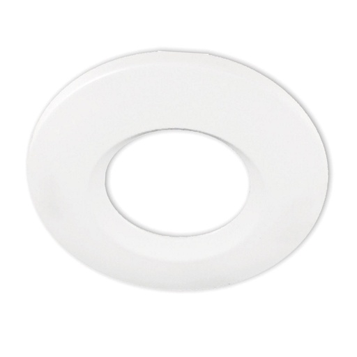 [113499] Cover aluminium round/edge white matt for spotlight recessed Sys-68