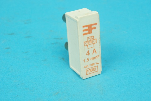 [3F4A10KA-C] EIA Annaberg 3F plug-in fuse 4A 220/380 VAC 10 kA 1.5 mm²