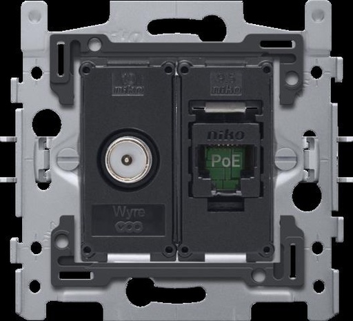 [170-66358] COAX + RJ45-AANSLUITING UTP