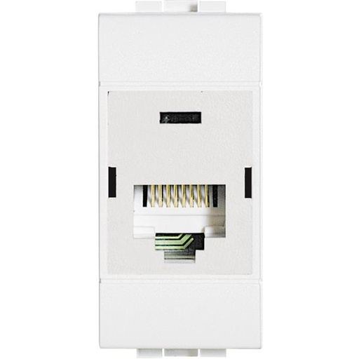 [N4262C5E] LivingLight RJ45 Cat. 5e UTP 1 module Wit - 110 IDC