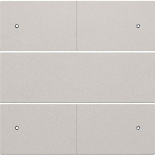 [102-40150] Afwerkingsset voor 4-voudige potentiaalvrije drukknop 24 V met leds, light grey