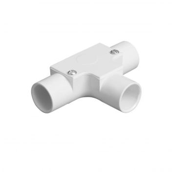 [PCO20ITW-A] Falcon Trunking PCO20ITW PVC conduit inspection tee 20mm - white (lot of 30 pieces)