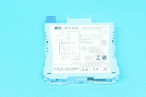 [MTL4541-C] MTL Instruments MTL4541 repeater power supply 4/20 mA for 2 or 3 wire transmitters