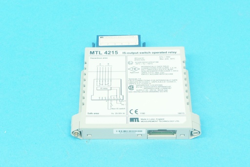 [MTL4215-C] MTL Instruments MTL4215 MTL 4215 IS-output switch operated relay