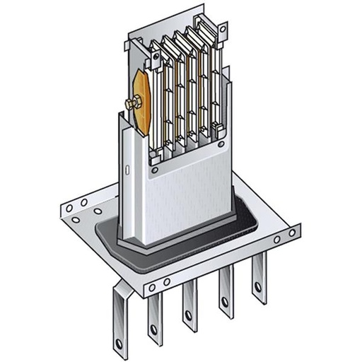 [50411013] Bord/transformator aansluiting links MRf- 315A - Zucchini 5 geleiders