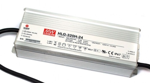 [HLGB-320-24] Mean Well LED voeding IP67 24VDC 320W