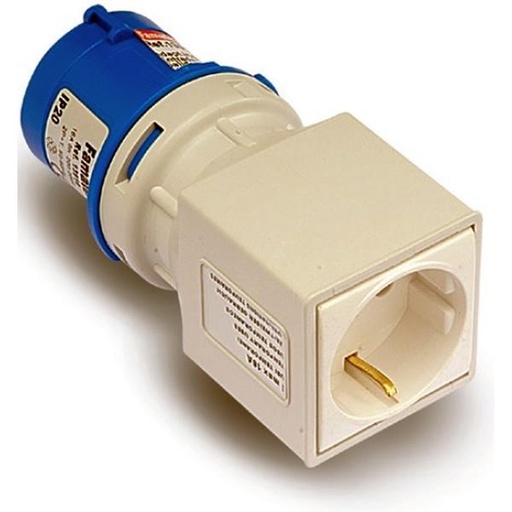 [13910] Famatel Adapter Cee Stekker 3P - Schuko