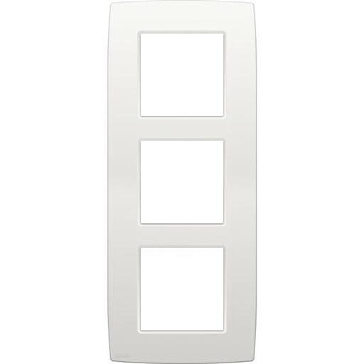 [101-76300] Drievoudige afdekplaat met 60 mm verticale centerafstand Niko Original white