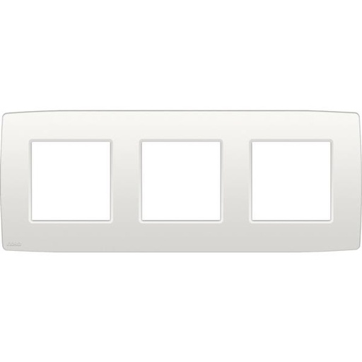 [101-76700] Drievoudige afdekplaat met 71 mm centerafstand Niko Original white