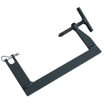 [161740] Support Clamp for Vertical Flat Steel Surface, L160 Handle Clamp