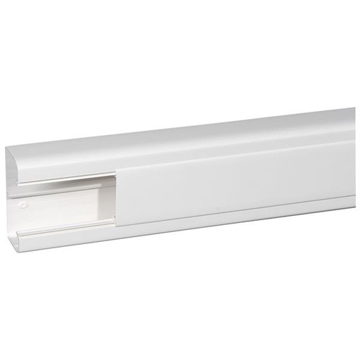 [010424] DLP design wandgoot 50x105mm - wit - 2 m - deksel 65 mm