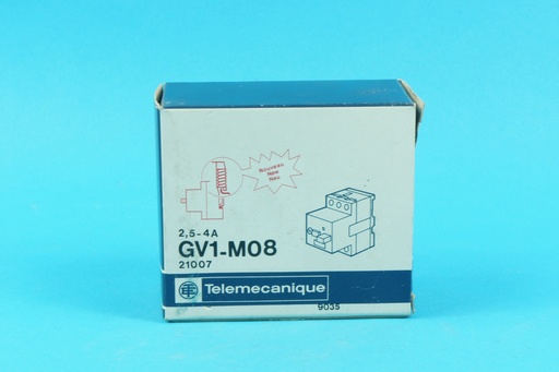 [GV1-M08] Telemecanique GV1-M08 Motor starter protector 2,5 - 4A