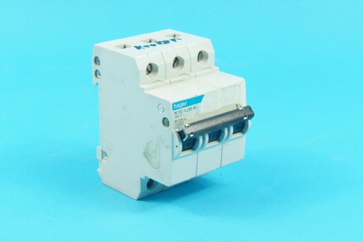 [M32039-C] Hager M32039 Circuit Breaker Three phase N°22-L 20A 3KA