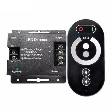 [GSA-D04] Wireless touch LED controller (1 Channel), Input: 12V/24VDC 6A*3channel 18A, Output:12V/24VDC, 216W/432W