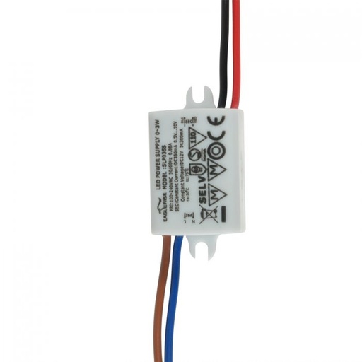 [SLP03SS] LED voeding Model 350mA 3-10,5Vdc (1,05-3W)