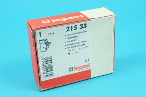 [021533-A] Legrand Fuse Carrier 1P 14 x 51 21533