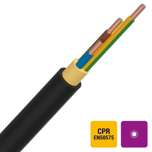 [EXVB4G2,5-ECA] EXVB energiekabel en aansluitkabel XLPE/PVC 1kV Eca 4G2,5mm²